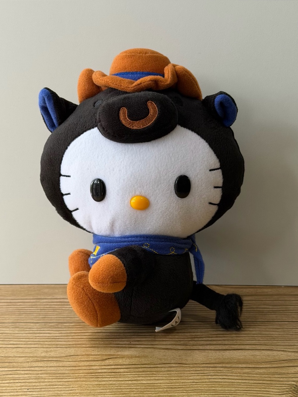 McDonalds Sanrio 2014 Hello Kitty Dear Daniel Soft Plush Black Bull Ox Costume